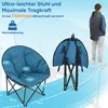 Sekey 2er Set Klappstuhl Gepolstert Camping Klappsessel XXL Produktbild-Vorschau 7