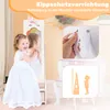 COSTWAY Szafka na biżuterię dla dzieci 2w1, uchylna szafka Podgląd zdjęcia produktu 8