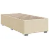 Boxspringbett mit Matratze Creme 90x200 cm Stoff 3286970 Produktbild-Vorschau 8