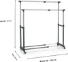 Garderobenwagen Rollgarderobe Kleiderständer  Produktbild-Vorschau 4