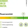Marketing image showing a ground spike with text highlighting its features and durability. Produktbild-Vorschau