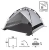 Strand Muschel Calida 80 Sekunden - Zelt XL Quick Pop Up Produktbild-Vorschau 2