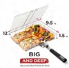 Grillkorb, Barbecue-Bbq-Grillkorb, Große Faltbare Produktbild-Vorschau 4