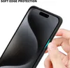 A hand is holding the edge of a phone case, highlighting its soft edge protection. Produktbild-Vorschau