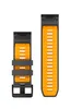 Garmin QuickFit, Kapela, Chytré hodinky, Grafit, Oranžová, Náhled obrázku produktu 2