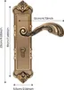 Serratura con maniglia - Stile retrò europeo - Universale Anteprima dell’immagine prodotto 4