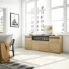 COZY Credenza, Mobile, Cucina, 200x35x75cm, 4 Porte, Camino Anteprima dell’immagine prodotto 2
