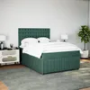 Boxspringbett mit Matratze Dunkelgrün 140x200 cm Samt Produktbild-Vorschau 5