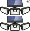 2er LED Solar -Außenleuchten,Bewegungsmelder Produktbild-Vorschau 1