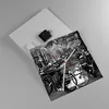Wanduhr - Quadrat - Glasuhr - Holland Kanal - 30x30cm - Produktbild-Vorschau 2
