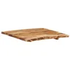 A wooden tabletop with a live edge, shown from a side-angle against a white background. Anteprima dell’immagine prodotto