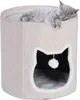 Relaxdays : niche pour chat avec coussin et jouets, maison Voir les images du produit 1