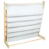 Bücherregal für kinder 75x30x76cm aus Baumwolle Leinen und Produktbild-Vorschau 10