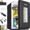 tectake® Tragbarer Mini-Kühlschrank 2 in 1 Kühl- und Produktbild-Vorschau 1