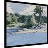 MuchoWow® Gerahmtes Poster Weißer Fluss bei Sharon - Edward Produktbild-Vorschau 1