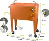 Kailua Cooler - Kühlbox, Kühlwagen, Getränkekühler, Orange Produktbild-Vorschau 5