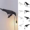 LED Nachttischlampe Vögel Schreibtisch Lampe,Harz Produktbild-Vorschau 4