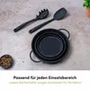 Hoffmann Faltsieb Silikon Edelstahlring 23 cm platzsparend Produktbild-Vorschau 7