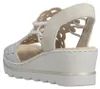 Rieker 6746562 674 Damenschuhe Sandalette Beige Freizeit Productafbeelding-voorbeeld 14
