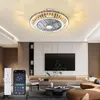RRBEST LED Deckenventilator mit Beleuchtung,Leise Kristall Produktbild-Vorschau 4