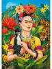 Puzzle 1000 pièces Frida Kahlo : Portrait dans la jungle Voir les images du produit 3