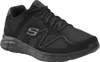 A black Skechers athletic shoe is shown from a side angle against a white background. Podgląd zdjęcia produktu