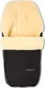 A black and cream colored baby footmuff for a stroller or buggy. Produktbild-Vorschau