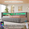 Łóżko tapicerowane o wymiarach 90 x 200 cm z możliwością Podgląd zdjęcia produktu 5