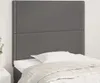vidaXL Kopfteile 2 Stk. Grau 100x5x78/88 cm Kunstleder - Produktbild-Vorschau 2