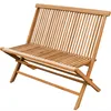 A wooden folding bench on a white background. Náhled obrázku produktu