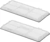 Two white HEPA filters are shown side by side against a white background. Produktbild-Vorschau