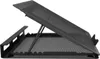 A black laptop stand is shown from a side angle against a white background. Anteprima dell’immagine prodotto