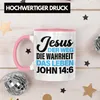 Trendation - Bibel Vers Tasse Jesus der Weg die Wahrheit Produktbild-Vorschau 3