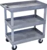 Etagenwagen grau 81,0 x 46,0 x 95,0 cm Produktbild-Vorschau 1