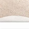 vidaXL Protišmykový koberec shaggy cream 120 x 120 cm PP Náhľad obrázku produktu 4
