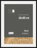 nielsen Holz Bilderrahmen Skava Schwarz, 60,0 x 80,0 cm - Produktbild-Vorschau 1
