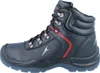 A black work boot with red accents and laces, shown from the side against a white background. Anteprima dell’immagine prodotto