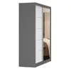 Schwebetürenschrank Kleiderschrank Bella 03, 183 cm, Produktbild-Vorschau 7