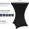 LUMALAND Stehtischhusse - Tisch Bezug - Husse -  Ø 80-85 cm Produktbild-Vorschau 3