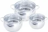6-teiliges Topfset aus Edelstahl INDUCTION KAMILLE KM-5911 Produktbild-Vorschau 1