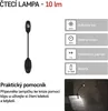 LED svítilna na čtení, 10 lm, 1× AAA Náhled obrázku produktu