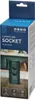 The image shows the packaging of a furniture socket, with a product image on the front. Náhled obrázku produktu