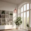 LA BURBUJA Pendelleuchte Ø22CM Mattes Nickel, Rosé Glas – Produktbild-Vorschau 7