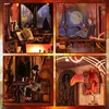 Cutebee, DIY Booknook, Flame Common Room, RK01, 18x11x23cm Produktbild-Vorschau