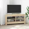 vidaXL Narożna szafka pod TV dąb sonoma 102 x 40,5 x 45 cm Podgląd zdjęcia produktu 2
