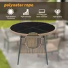 Flieks Rieten loungeset voor de tuin, 5-delig, geschikt Productafbeelding-voorbeeld 5