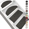 Podložka Step Mat Bali Anthracite Half Round 23,5 x 65 cm Náhled obrázku produktu 1
