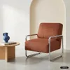 sweeek - Vintage-Sessel mit verchromtem Gestell und Produktbild-Vorschau 6