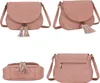 Gallantry, Schultertasche Damen mit Reißverschluss, Rosa Produktbild-Vorschau 4
