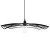 Lampada da soffitto CUZCO, metallo, 58 cm, nero Anteprima dell’immagine prodotto 1